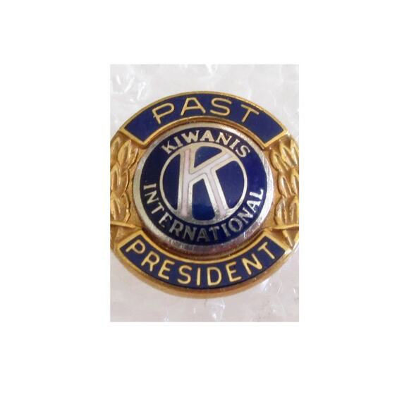 Kiwanis 1/10 10K GF Gold Small Pin Past President Vintage & Vice President Lot - Picture 2 of 3